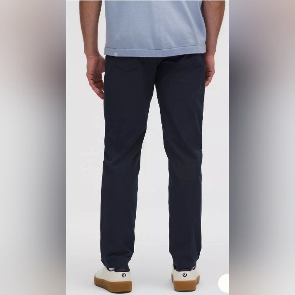 lululemon athletica Men's Dark Navy Straight-Leg Chinos